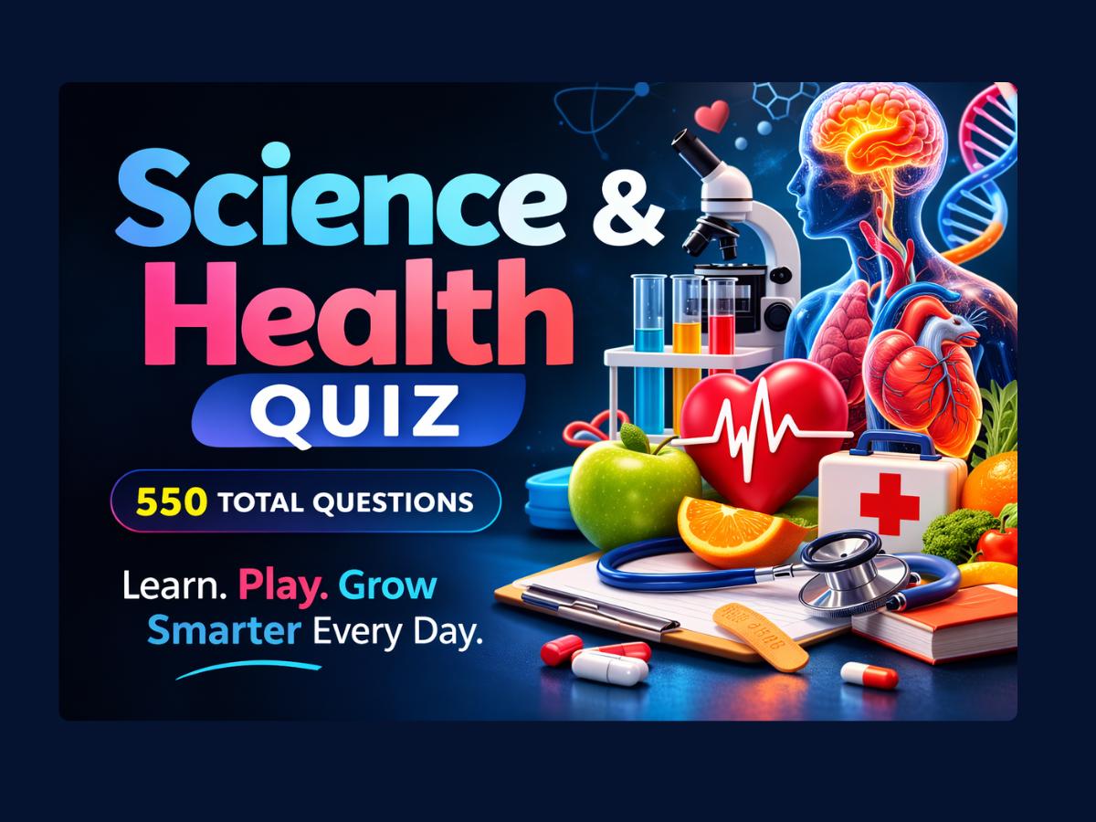 BrightBrains Science & Health Quiz