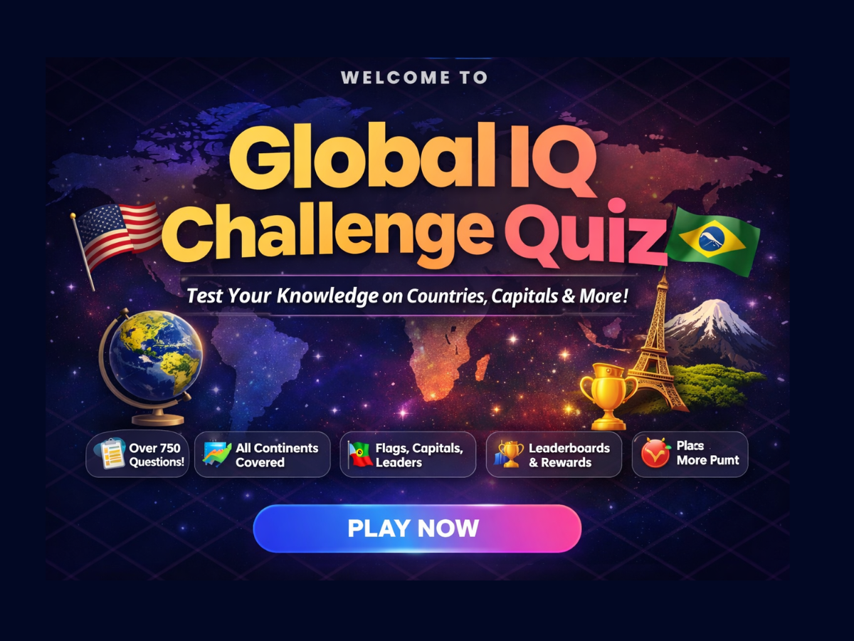 Global IQ Challenge Quiz